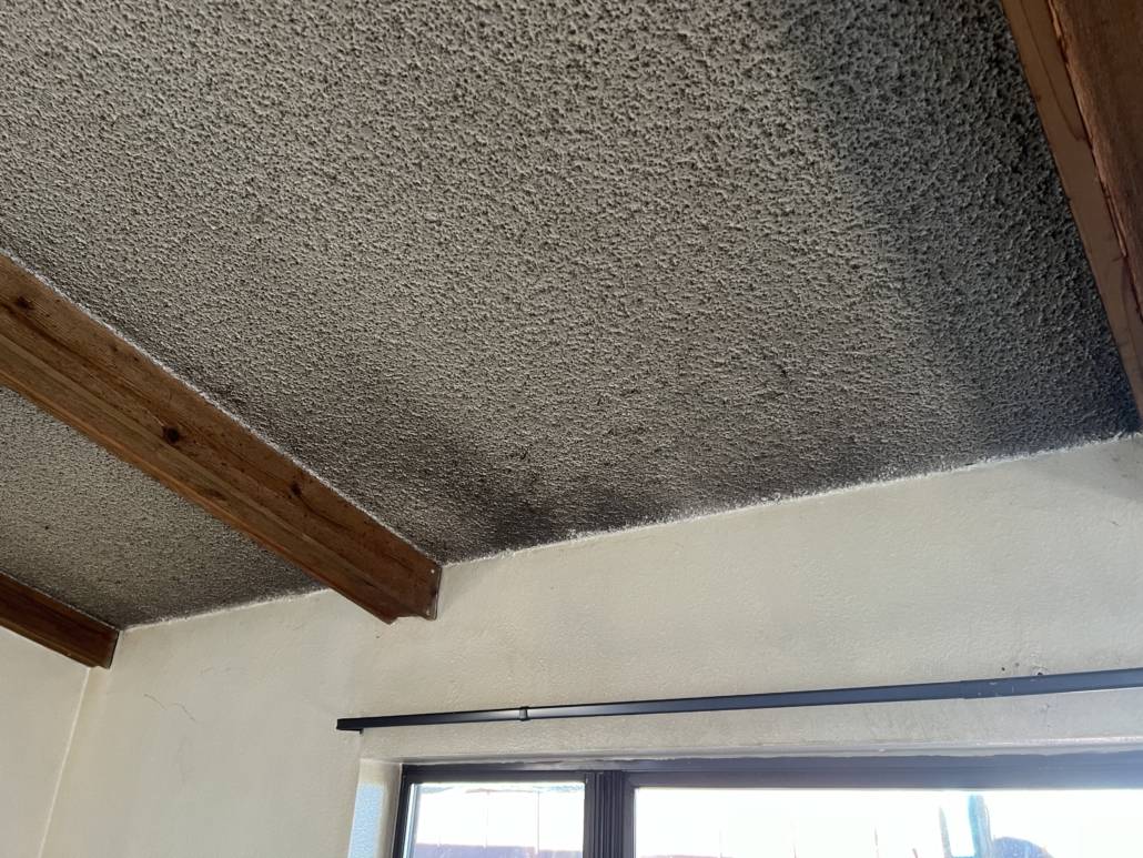 Picture of cigarette smoke residue on the walls of a home. Cigarette smoke mitigation and cleaning can be completed by American Restoration in Colorado.